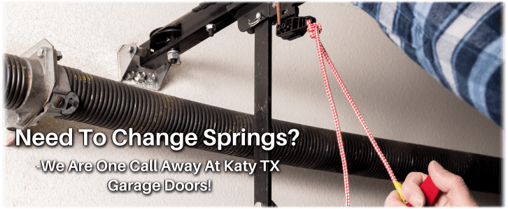 Broken Garage Door Spring Katy TX